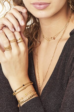 Armband Starstruck Goldfarbe Edelstahl h5 Bild3